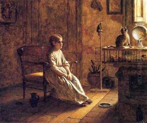 A Child's Menagerie by Eastman Johnson