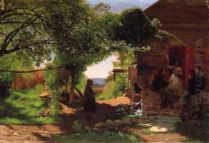 Union Soldiers Accepting a Drink by Eastman Johnson