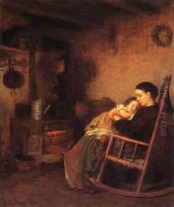 Mother and Child by Eastman Johnson