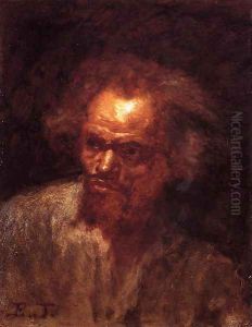 Head of a Black Man by Eastman Johnson