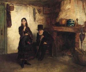 The Reprimand by Eastman Johnson
