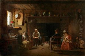 Sunday Morning by Eastman Johnson