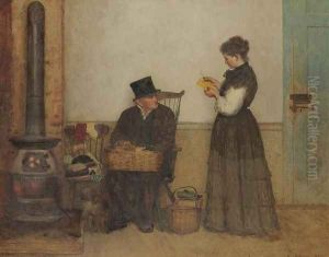 Peddler (Nantucket) by Eastman Johnson