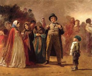 The Story Teller of the Camp by Eastman Johnson