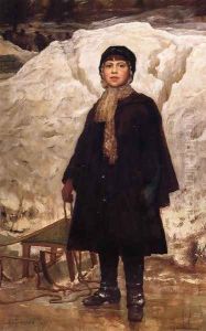 Winter, Portrait of a Child Winter, Portrait of a Child