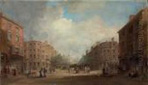 A Proposed Scheme For A New Street, Newcastle by John Wilson Carmichael