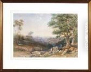 A View In The Apennines by John Wilson Carmichael
