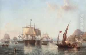 Admiral Lord Exmouth's Fleet Preparing To Leave Gibraltar