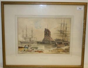Blackwall On Thames by John Wilson Carmichael