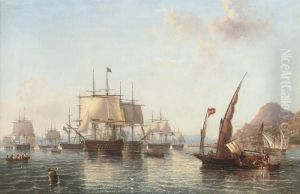 Admiral Lord Exmouth's Fleet Preparing To Leave