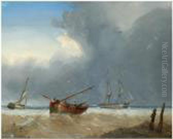 Shipping Off The Coast - view 1