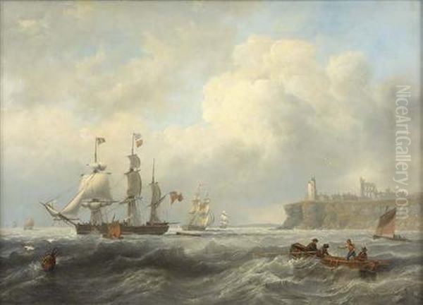 Shipping Off Tynemouth - view 1