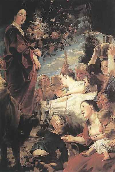Offering to Ceres, Goddess of Harvest - view 1