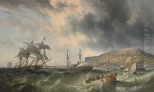 The Great Breakwater At Portland, Dorset, Under Construction