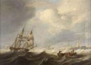Running For Shelter by John Wilson Carmichael
