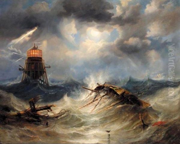 The Irwin Lighthouse, Storm Raging - view 1