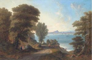 A View Across The Firth Of Forth To Edinburgh by John Wilson Carmichael