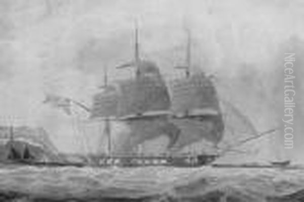 A Frigate Off Genoa - view 1