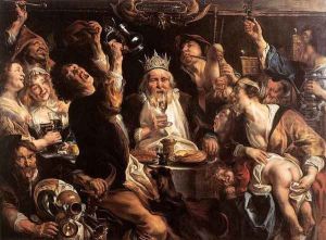 The King Drinks I by Jacob Jordaens