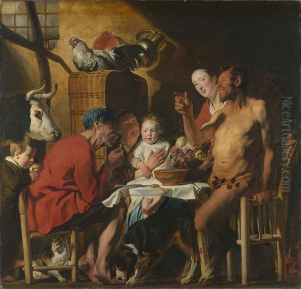 Satyr at the Peasant's House - view 1