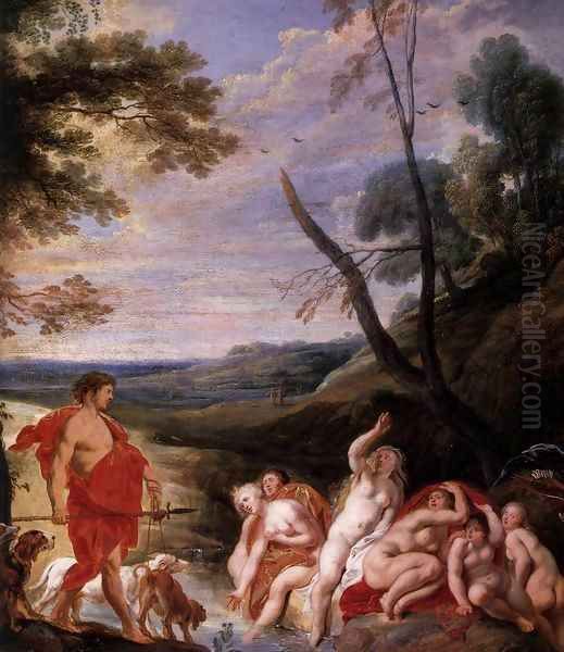 Diana and Actaeon (detail) - view 1