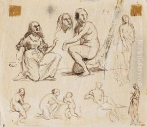 Etude De Femmes by Jean-Baptiste Carpeaux
