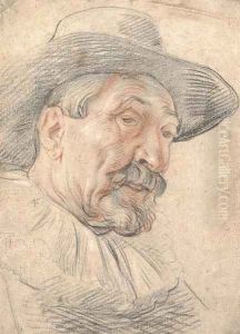 A bearded man by Jacob Jordaens