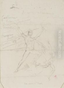 Un Homme Brandissant Une Epee by Jean-Baptiste Carpeaux