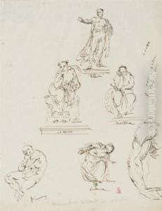 Billault, Le Recit, La Resistance, Laprudence, Une Figure En Attitude Pensive