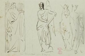 Trois Figures Debout by Jean-Baptiste Carpeaux
