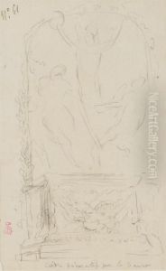 Etude Pour L'allegorie De La Danse by Jean-Baptiste Carpeaux