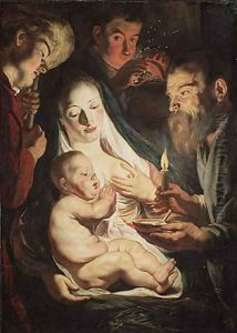 The Holy Family with Shepherds 1616