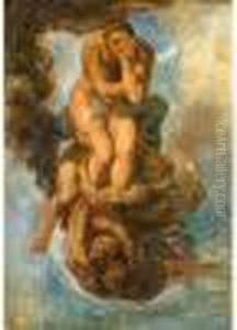 Le Jugement Dernier (d'apres Michel Ange) by Jean-Baptiste Carpeaux