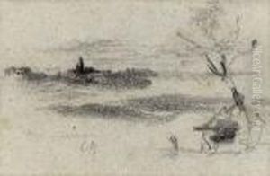 Paysage by Jean-Baptiste Carpeaux