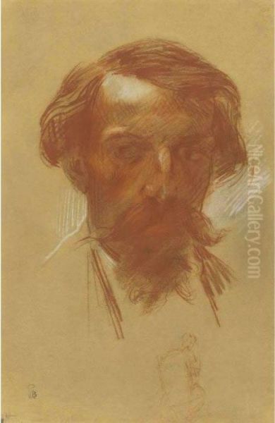 Self Portrait With Second Study Of Artist At Easel - view 1