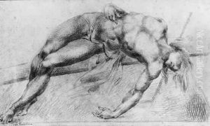 Etude Du Christ Mort by Jean-Baptiste Carpeaux