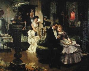 The Conversation Piece by Solomon J Solomon