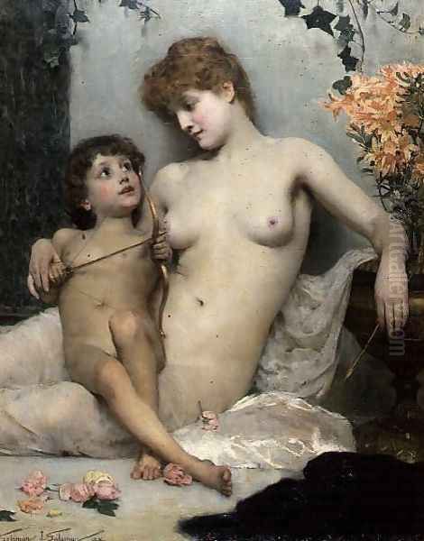 Loves First Lesson, 1885 - view 1