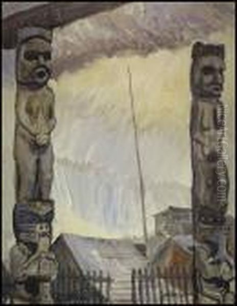 Totems At Indian Village - view 1