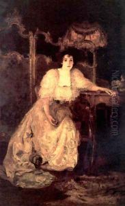 Portrait of a Lady by Solomon J Solomon
