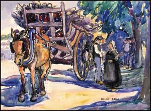 Chat At Wayside by Emily M. Carr