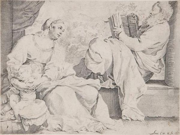 Holy Family With St John The Baptist - view 1