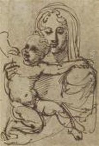Study For Saint Mary And Child