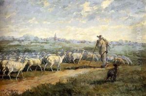 Landscape with a Flock of Sheep thumbnail