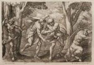Scene Mythologique by Annibale Carracci