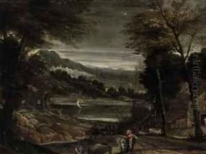 The Return From The Flight Into Egypt by Annibale Carracci