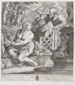 Suzanne Et Les Vieillards by Annibale Carracci