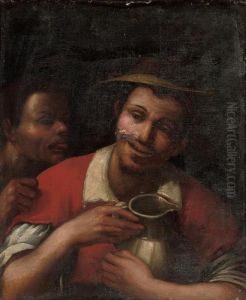 Two Boys With A Pitcher by Annibale Carracci