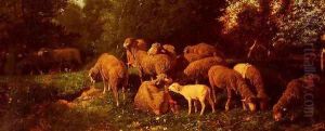 Les Moutons Dans Le Sous-Bois (Sheep in the Undergrowth)
