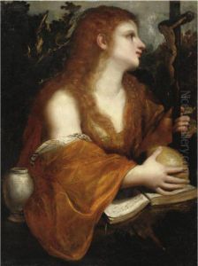 Maddalena In Preghiera by Annibale Carracci